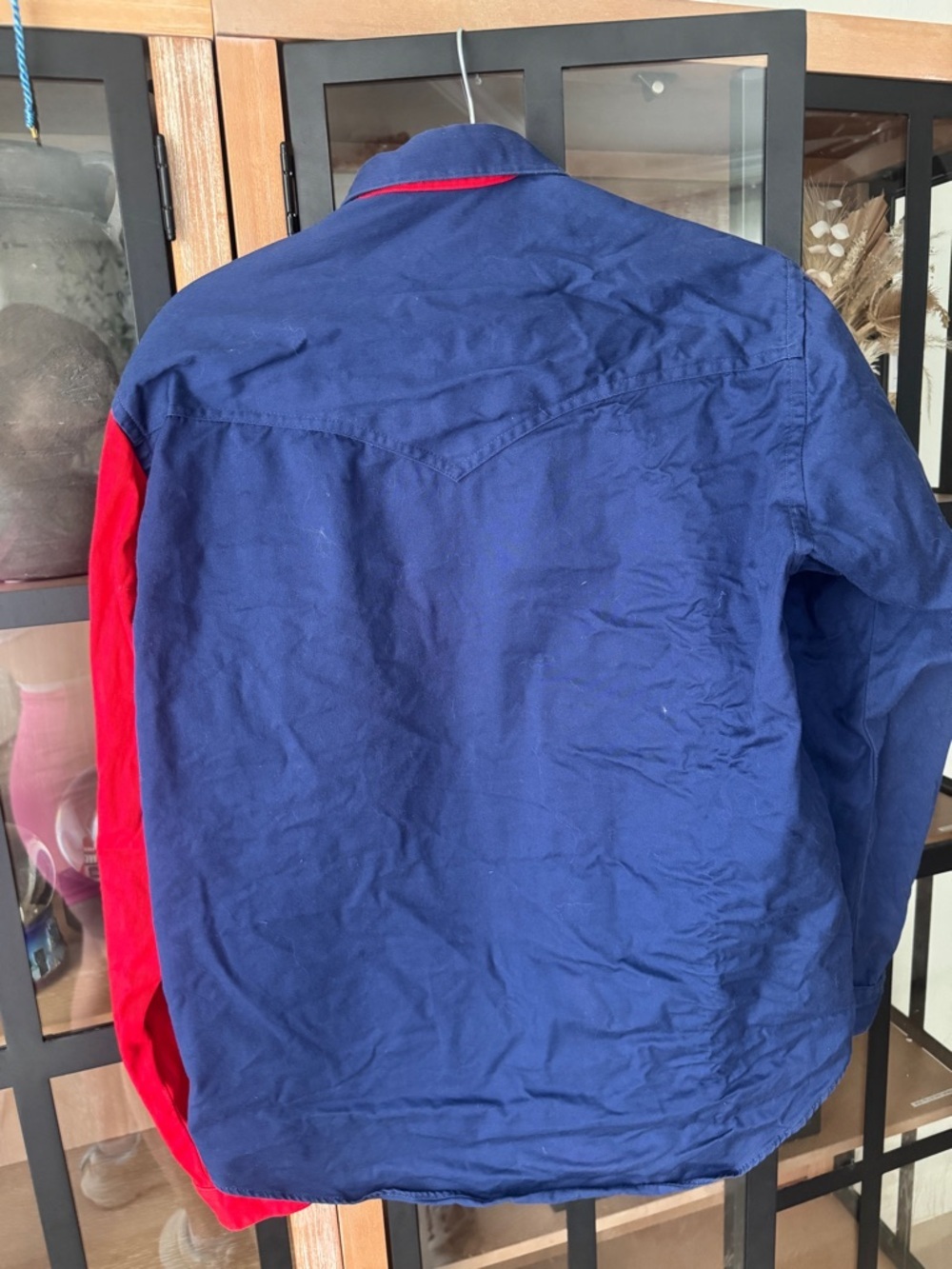 Vintage Texas Flag button down shirt long sleeve western lonestar state country - Picture 6 of 7